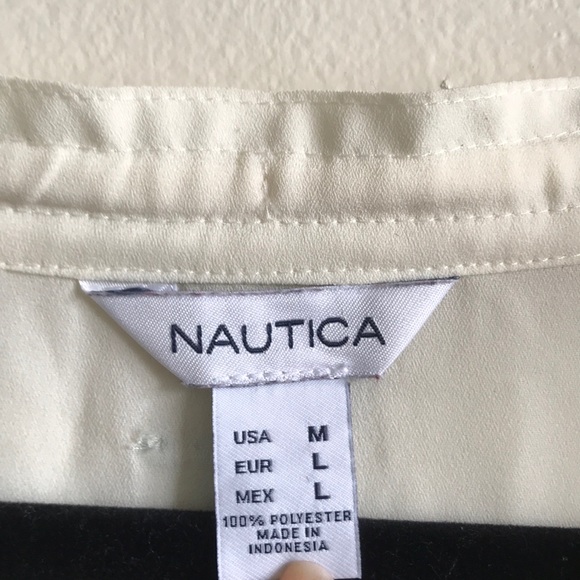 Nautica Cream Blouse - Picture 5 of 6